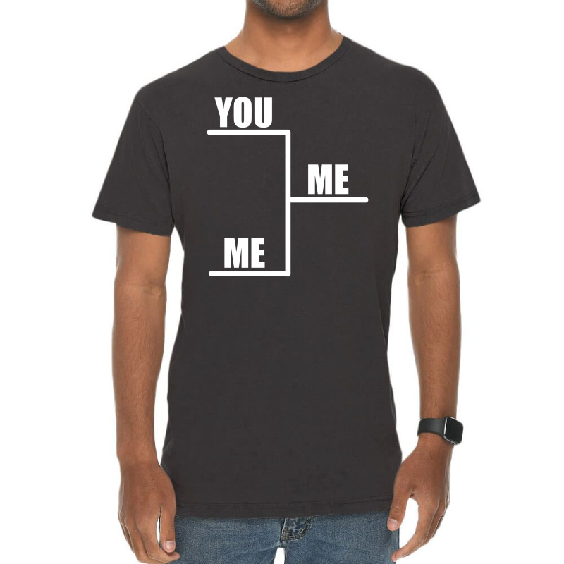 You Vs Me Vintage T-shirt | Artistshot