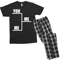 You Vs Me Men's T-shirt Pajama Set | Artistshot