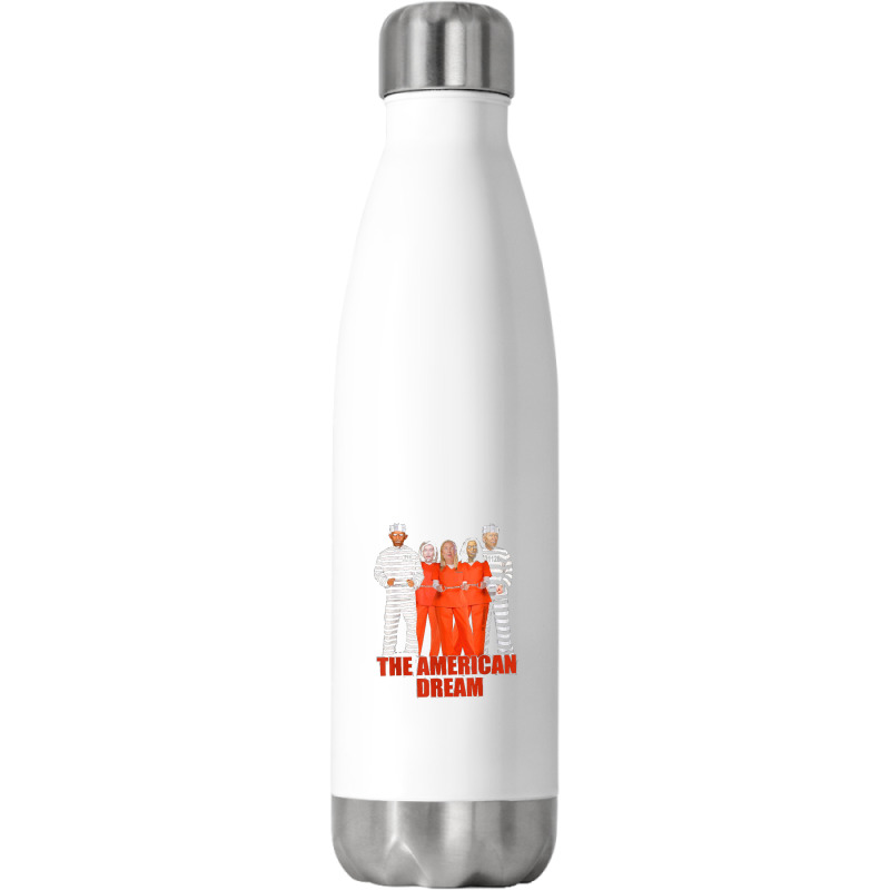 Obama Biden Kamala Pelosi Prisoner The American Dream Stainless Steel Water Bottle | Artistshot