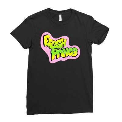 The Fresh Prince Of Bel Air Ladies Fitted T-shirt Designed By Mdk Art