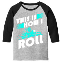 Funny Go Kart Racing Gift Gokart How I Roll Pullover Youth 3/4 Sleeve | Artistshot