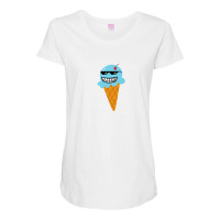 Ice Cream Smile Maternity Scoop Neck T-shirt | Artistshot