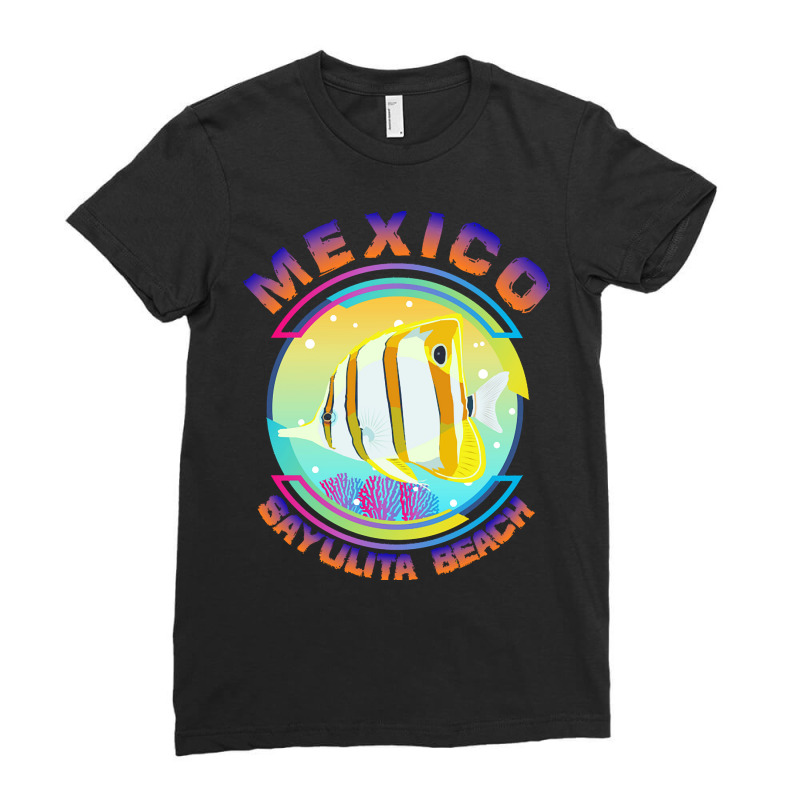 Mexico Sayulita Beach T  Shirt Mexico Sayulita Beach ( Riviera Nayarit Ladies Fitted T-Shirt by partyguess | Artistshot