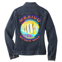 Mexico Sayulita Beach T  Shirt Mexico Sayulita Beach ( Riviera Nayarit Ladies Denim Jacket | Artistshot