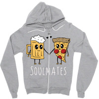 Soulmates Zipper Hoodie | Artistshot