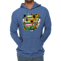 Arkansas Map Sunflower Cactus Serape Lightweight Hoodie | Artistshot