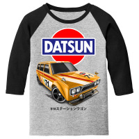 Dattosan (ダットサン) Youth 3/4 Sleeve | Artistshot