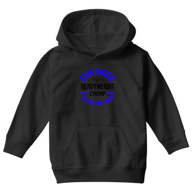 Stipe Miocic   Heavyweight Champ Youth Hoodie by saterseim | Artistshot