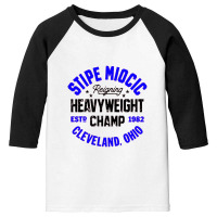 Stipe Miocic   Heavyweight Champ Youth 3/4 Sleeve | Artistshot