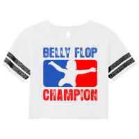 Belly Flop Champion Parody Scorecard Crop Tee | Artistshot