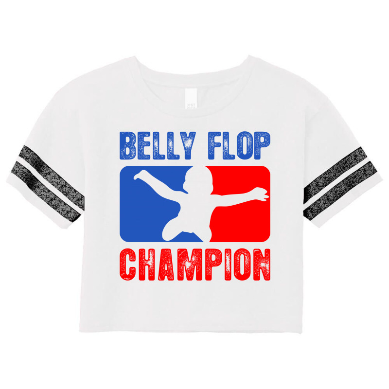 Belly Flop Champion Parody Scorecard Crop Tee by slimrudebwoy | Artistshot