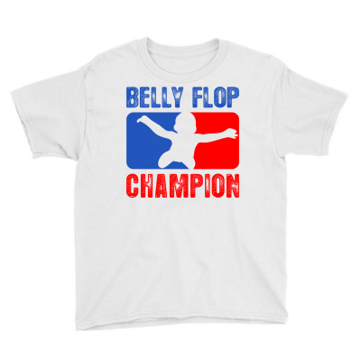 Belly Flop Champion Parody Youth Tee Designed By Slimrudebwoy