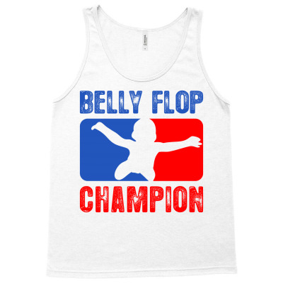 Belly Flop Champion Parody Tank Top Designed By Slimrudebwoy