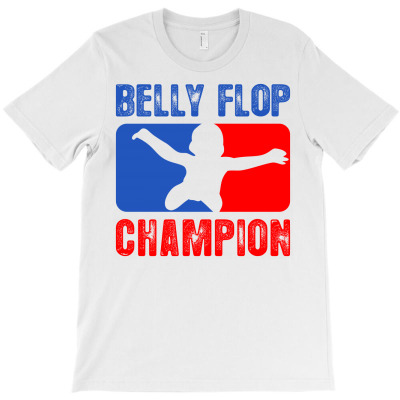 Belly Flop Champion Parody T-shirt Designed By Slimrudebwoy