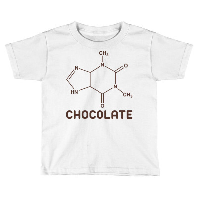 Chocolate Molecule Toddler T-shirt Designed By Cosby