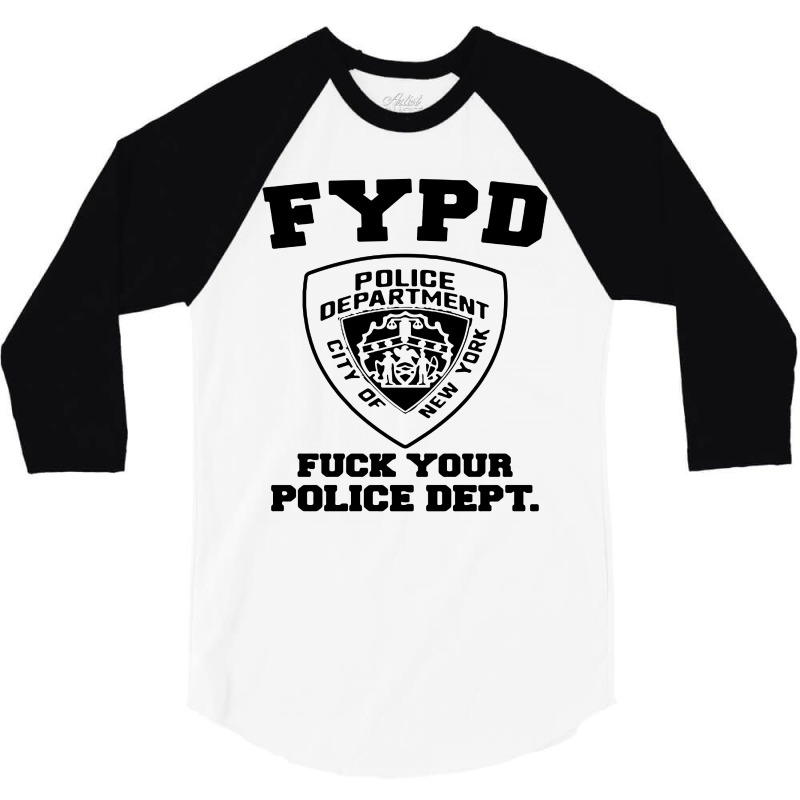 Funny Hilarious Police Dept 3/4 Sleeve Shirt | Artistshot