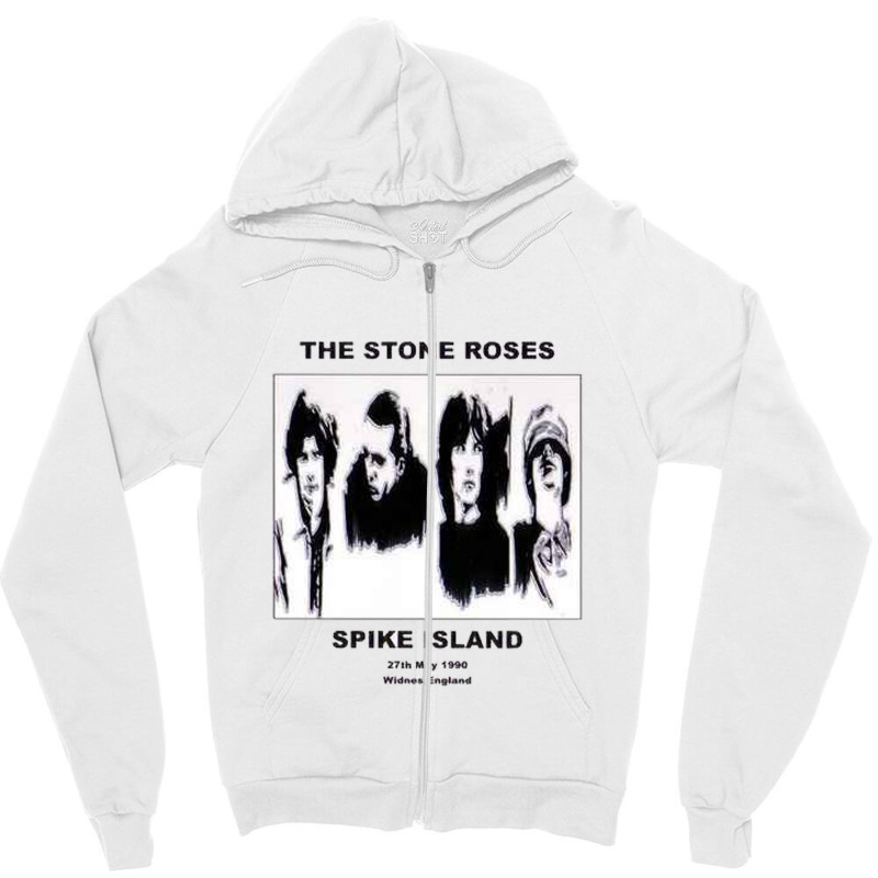 The Stone Roses Zipper Hoodie by jeslina jeje | Artistshot