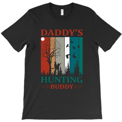 Daddy's Hunting Buddy Vintage T-shirt Designed By Gnuh Maph