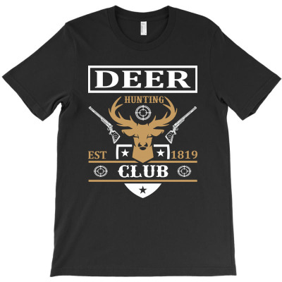 Deer Hunting Club T-shirt Designed By Gnuh Maph