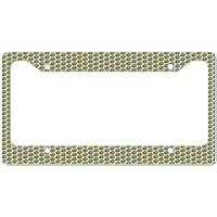 Wyoming Map Sunflower Cactus Serape License Plate Frame | Artistshot