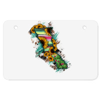 Baja California State Of Mexico Map Atv License Plate | Artistshot