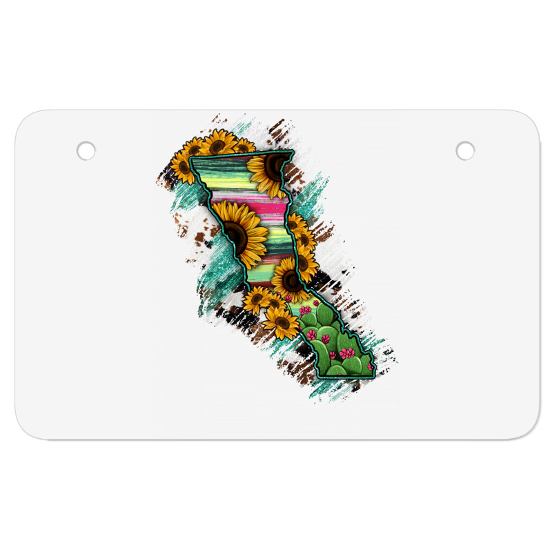 Baja California State Of Mexico Map Atv License Plate | Artistshot