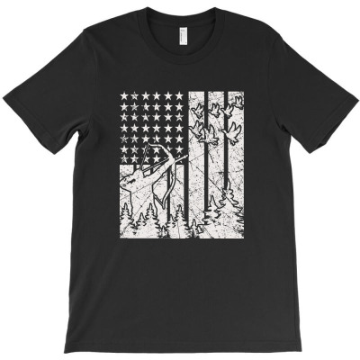 Hunting Flag U.s T-shirt Designed By Gnuh Maph