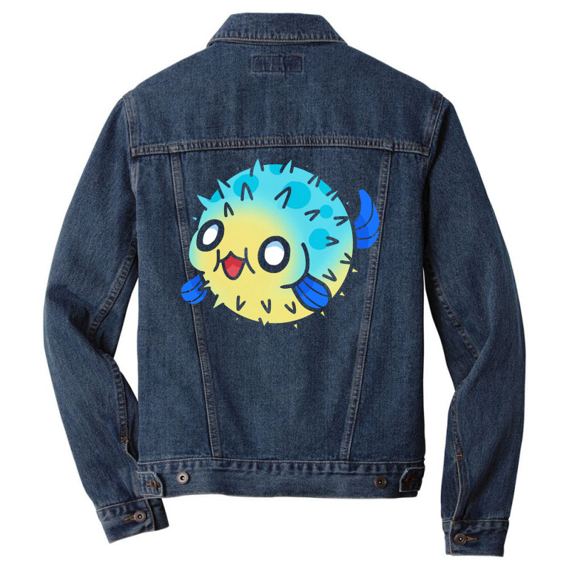 Fish T  Shirt Pufferfish T  Shirt Men Denim Jacket | Artistshot