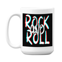 Rock And Roll 15 Oz Coffee Mug | Artistshot