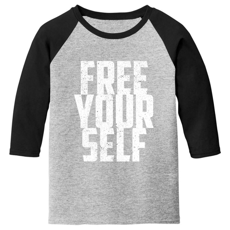 Free Yourself Youth 3/4 Sleeve by dev18 | Artistshot