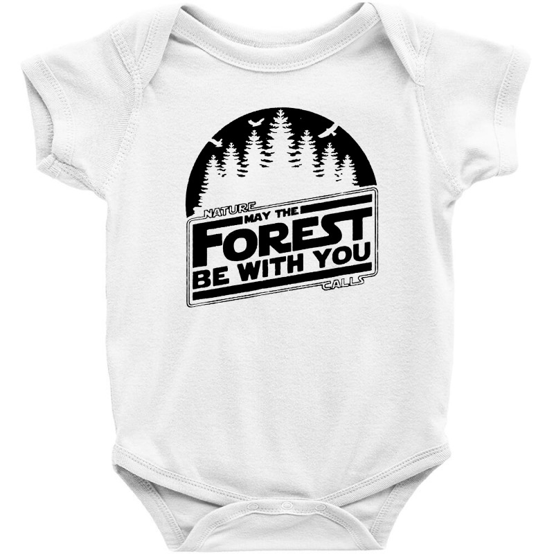 May The Forest Be With You Nature Baby Bodysuit by atereabag | Artistshot