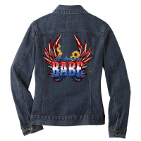 All America Babe Ladies Denim Jacket | Artistshot