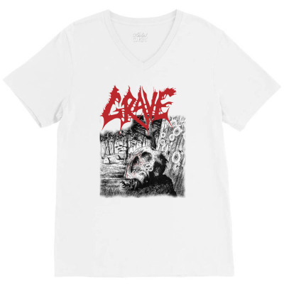 Grave Necropsy The Complete Demo'86 91 V-neck Tee Designed By Wowotees
