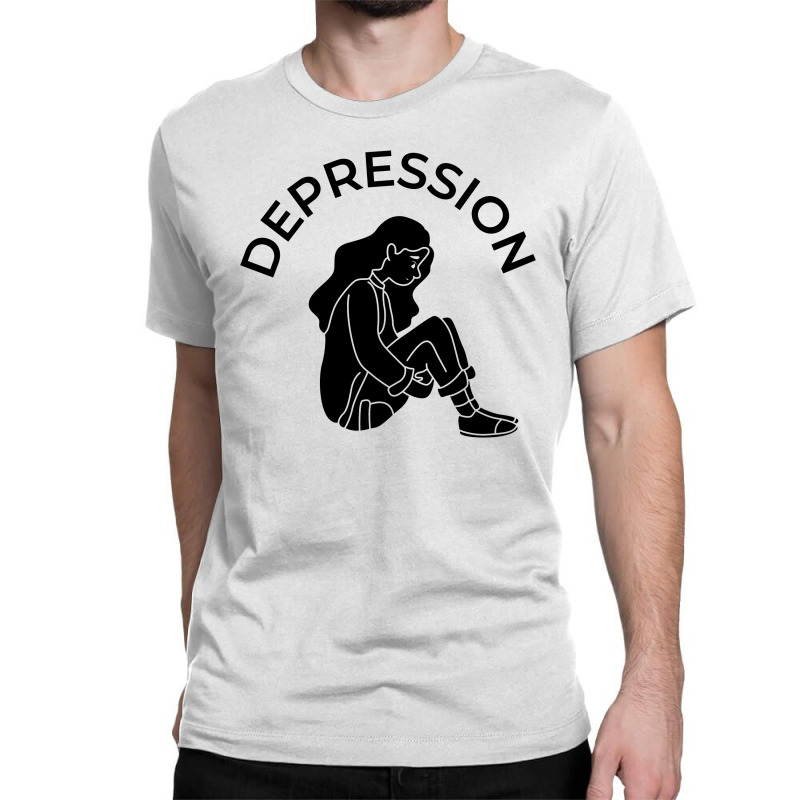 Depression Classic T-shirt by blackacturus | Artistshot