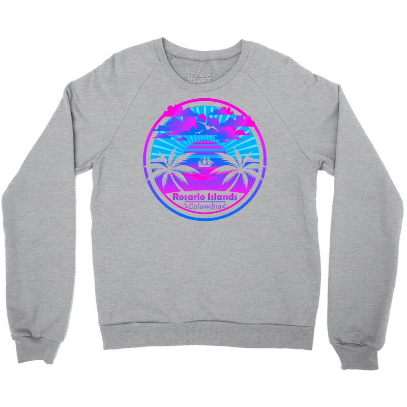 Rosario Islands T  Shirt Rosario Islands Beach Colombia, Palm Trees Su Crewneck Sweatshirt by partyguess | Artistshot