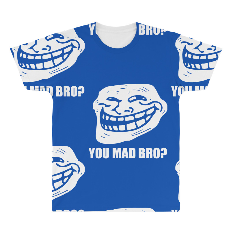 Troll Face Original Meme Smile Mad Men's Graphic T Shirt Tees