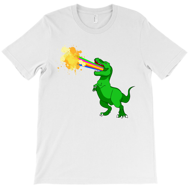 Rainbow Dinosaur For Pride T-shirt | Artistshot