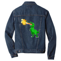 Rainbow Dinosaur For Pride Men Denim Jacket | Artistshot