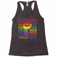 Rainbow Fist Pride Racerback Tank | Artistshot