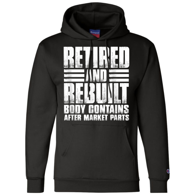 Bionic Aftermarket Parts Design   Knee And Hip Replacement T Shirt Champion Hoodie by tandonwelters | Artistshot