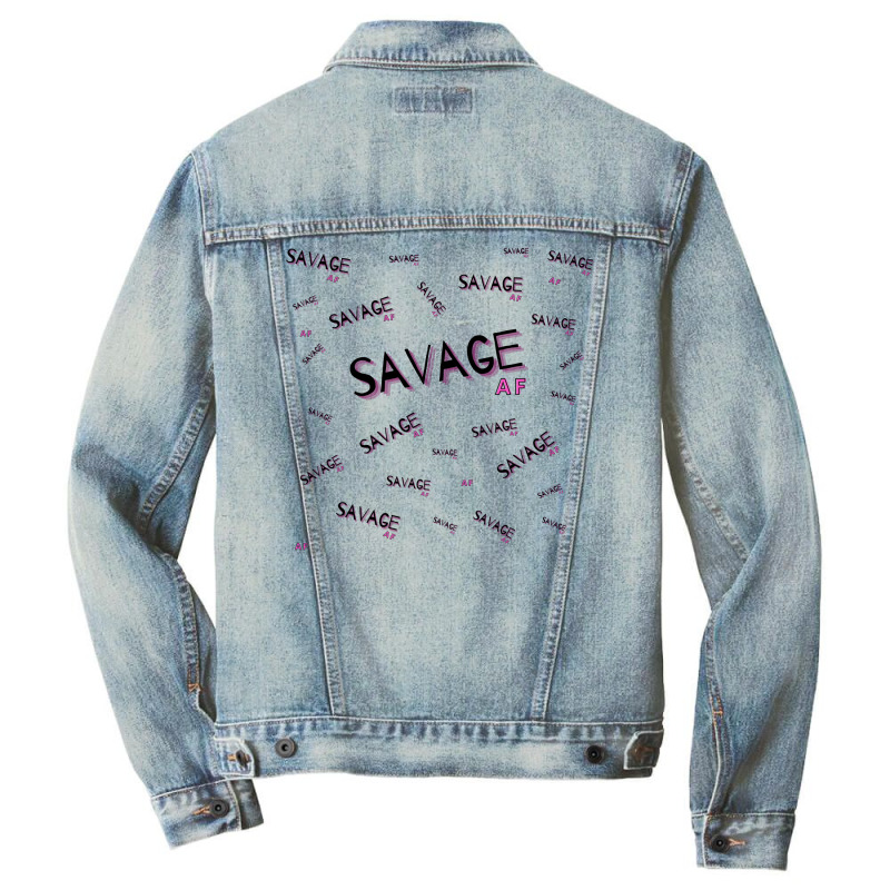 Savage Af Men Denim Jacket | Artistshot