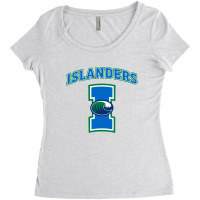 The Texas A&m Corpus Christi Islanders Women's Triblend Scoop T-shirt | Artistshot