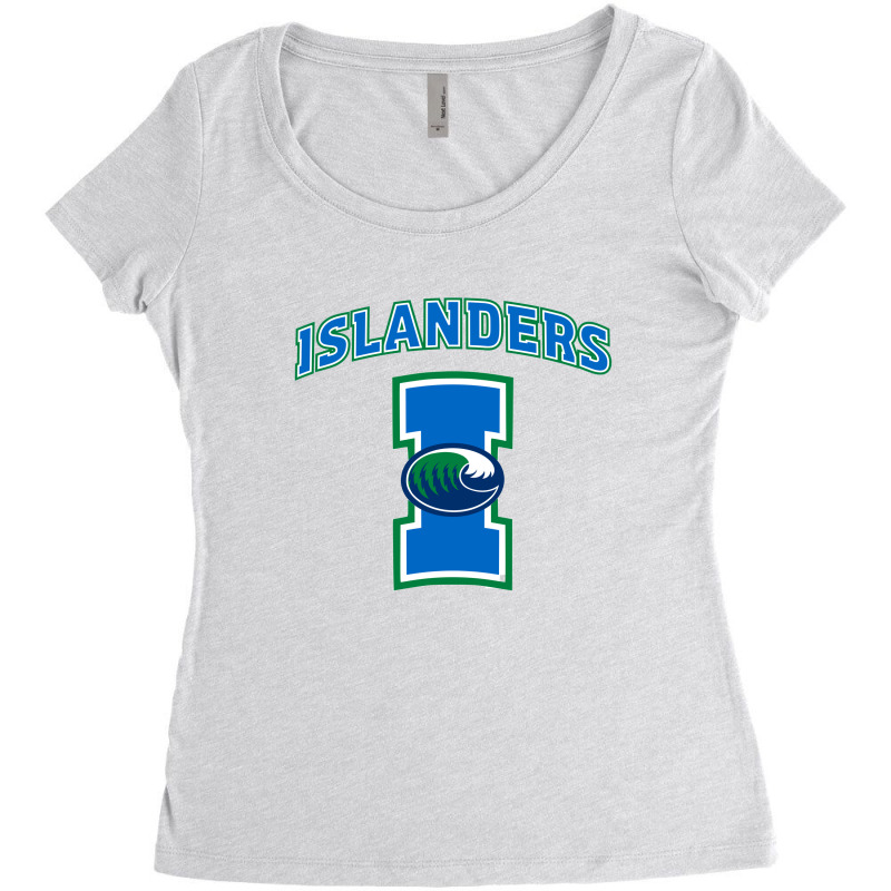 The Texas A&m Corpus Christi Islanders Women's Triblend Scoop T-shirt by christiano rebeca | Artistshot