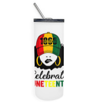 Celebrate Juneteenth 1865 Black Girl Magic Melanin Women T Shirt Skinny Tumbler | Artistshot