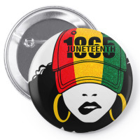 Celebrate Juneteenth 1865 Black Girl Magic Melanin Women T Shirt Pin-back Button | Artistshot