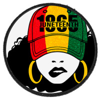 Celebrate Juneteenth 1865 Black Girl Magic Melanin Women T Shirt Round Patch | Artistshot