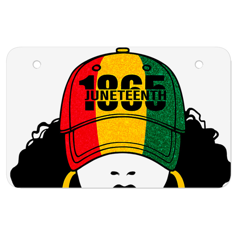 Celebrate Juneteenth 1865 Black Girl Magic Melanin Women T Shirt Atv License Plate | Artistshot