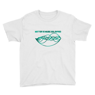 Matter Is Music Solidified (turquoise) Essential T Shirt Youth Tee Designed By Blackstars