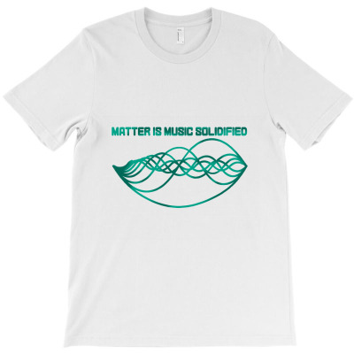 Matter Is Music Solidified (turquoise) Essential T Shirt T-shirt Designed By Blackstars