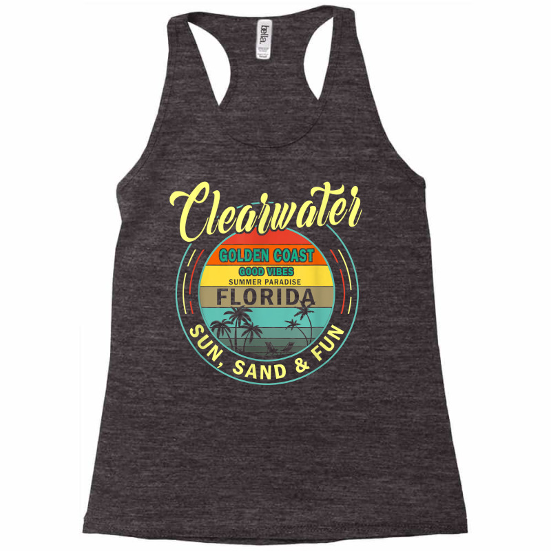 Clearwater Beach Florida   Summer Clearwater Beach T Shirt T Shirt Racerback Tank by franceskagilland | Artistshot